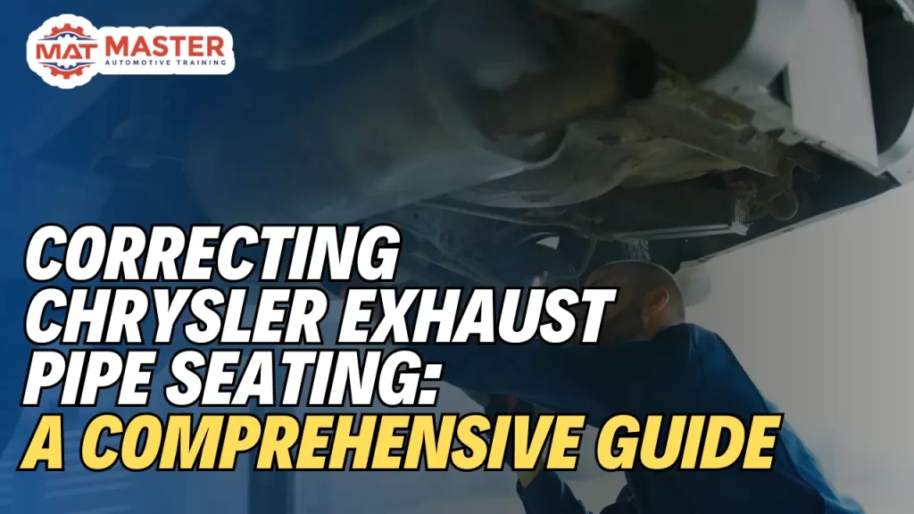 Correcting Chrysler Exhaust Pipe Seating: A Comprehensive Guide