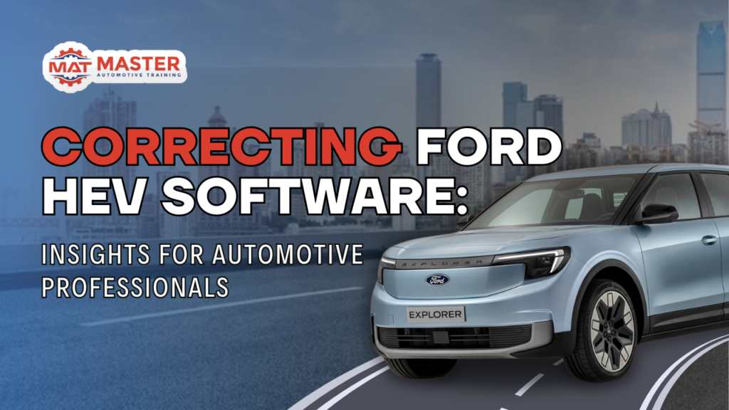 Correcting Ford HEV Software: Insights for Automotive Professionals