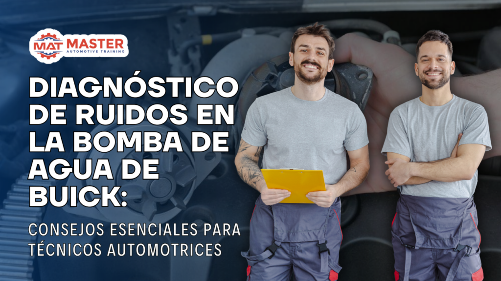 Diagnóstico de Ruidos en la Bomba de Agua de Buick: Consejos Esenciales para Técnicos Automotrices